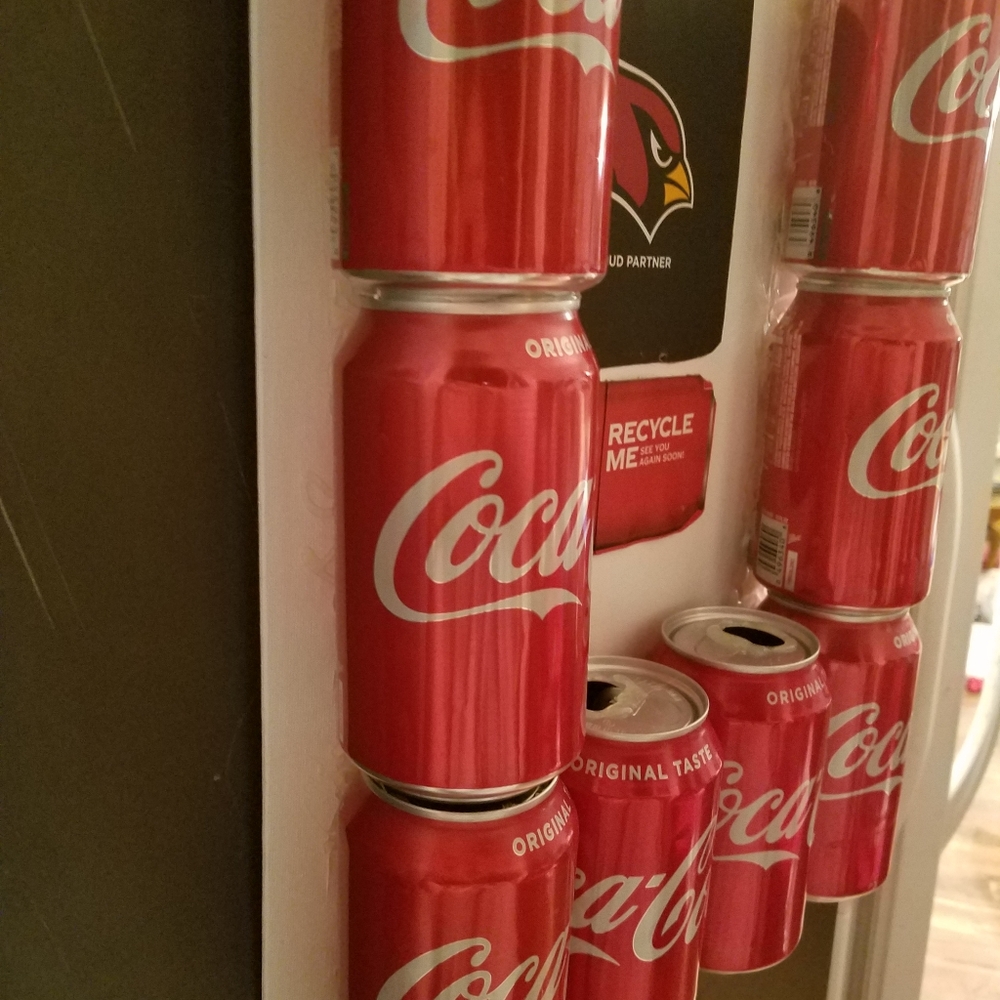 Handmade Coca Cola Wall Hanging Decor I made this on a 11×14 canvas board. Pl - Picture 9 of 12